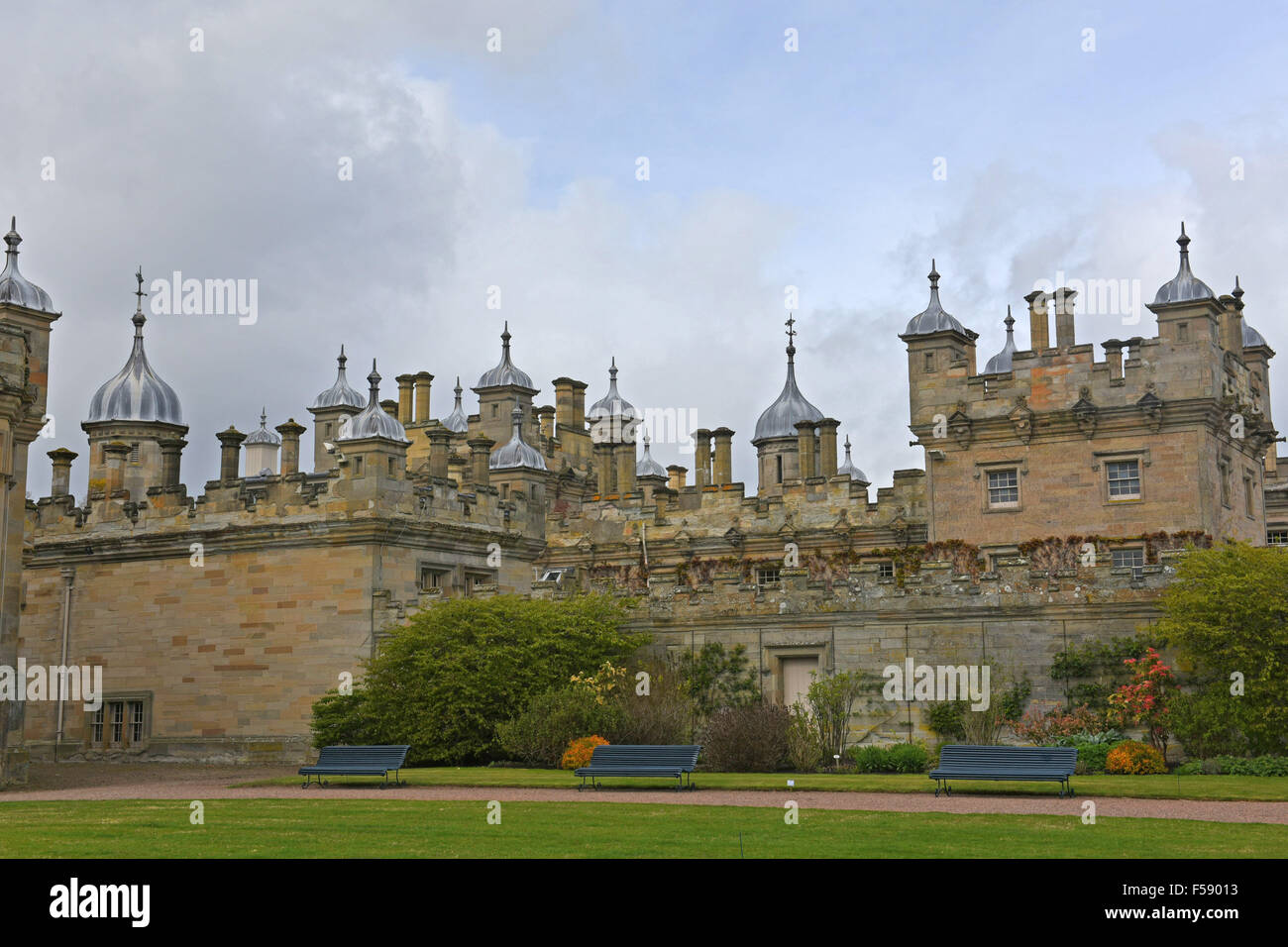 Floors Castle in Kelso in the Scottish Borders. Stock Photo