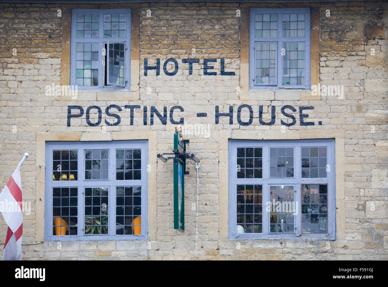 The Posting house hotel in stow on the wold Stock Photo Alamy
