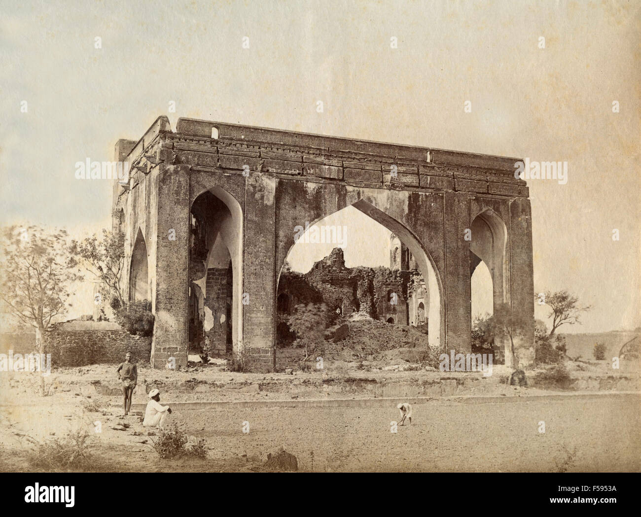 Ruined temple, India Stock Photo
