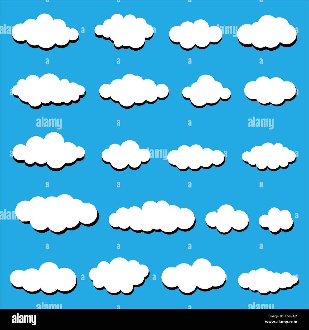 Clouds Stock Vector