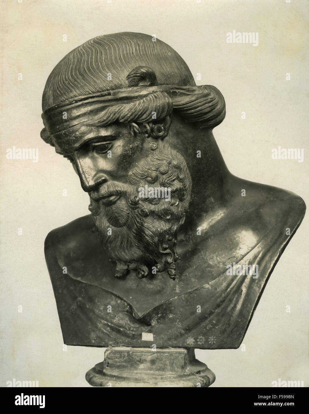 Head of Dionysus, Naples, Italy Stock Photo