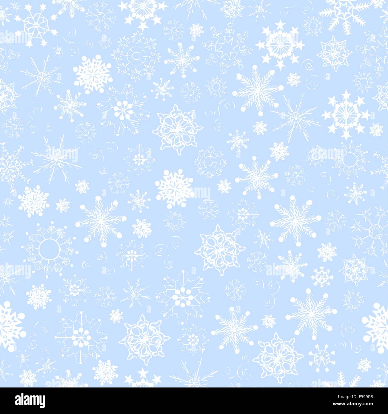 Snowflakes background white blue Stock Vector Images - Alamy