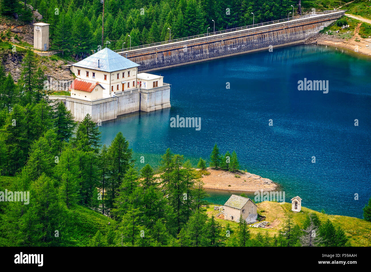 Italy Piedmont Alpe Devero Natural Park Lake of Devero Stock Photo - Alamy