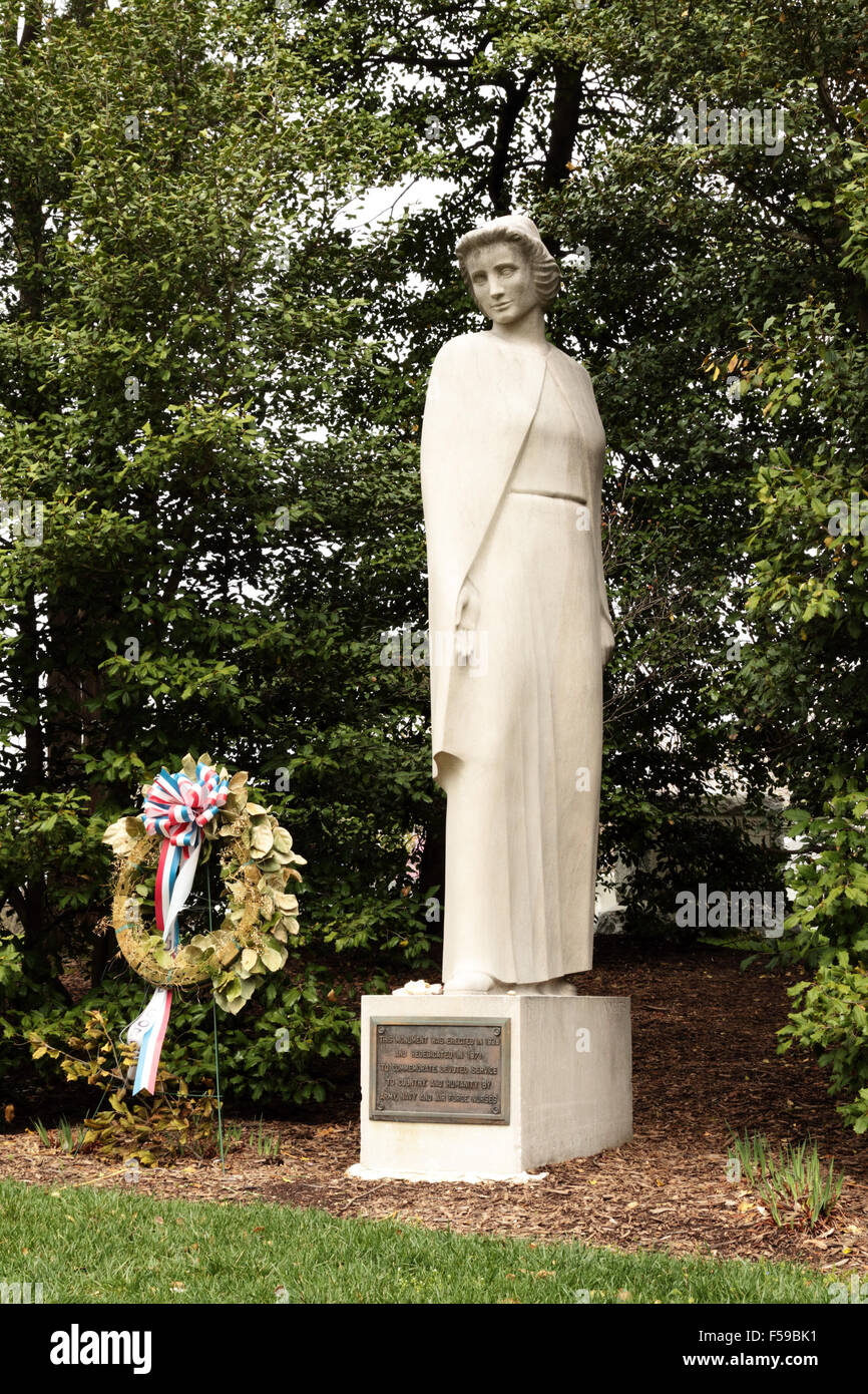 Nurses Memorial Arlington Cemetery USA Stock Photo