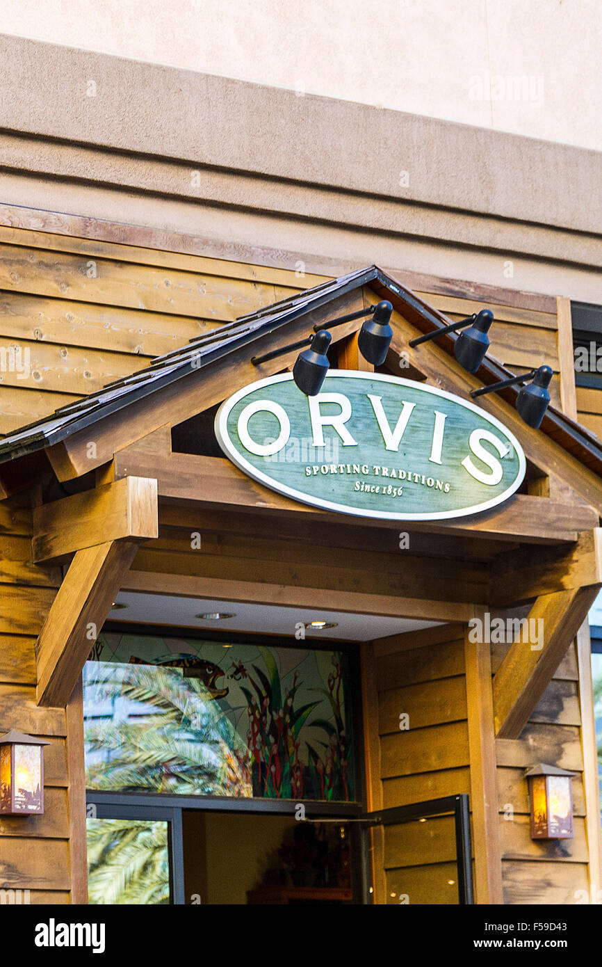 An Orvis clothing store at Santana Row shopping mall in San Jose California USA Stock Photo