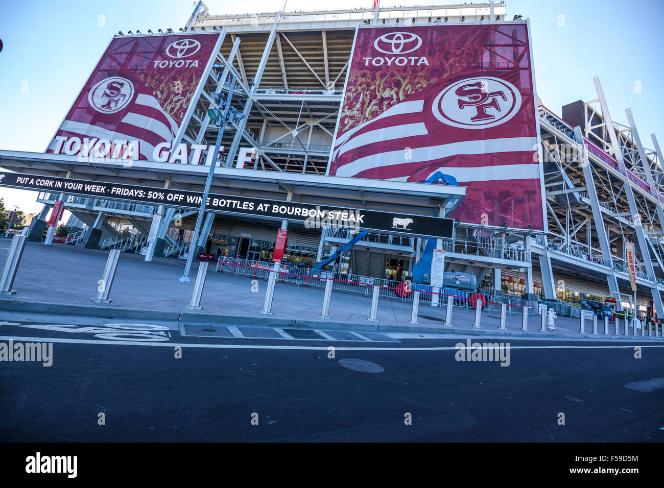 Levi Stadium Home of the San Francisco 49ers football team in Santa Clara  California home of the 2016 Superbowl 50 Stock Photo - Alamy