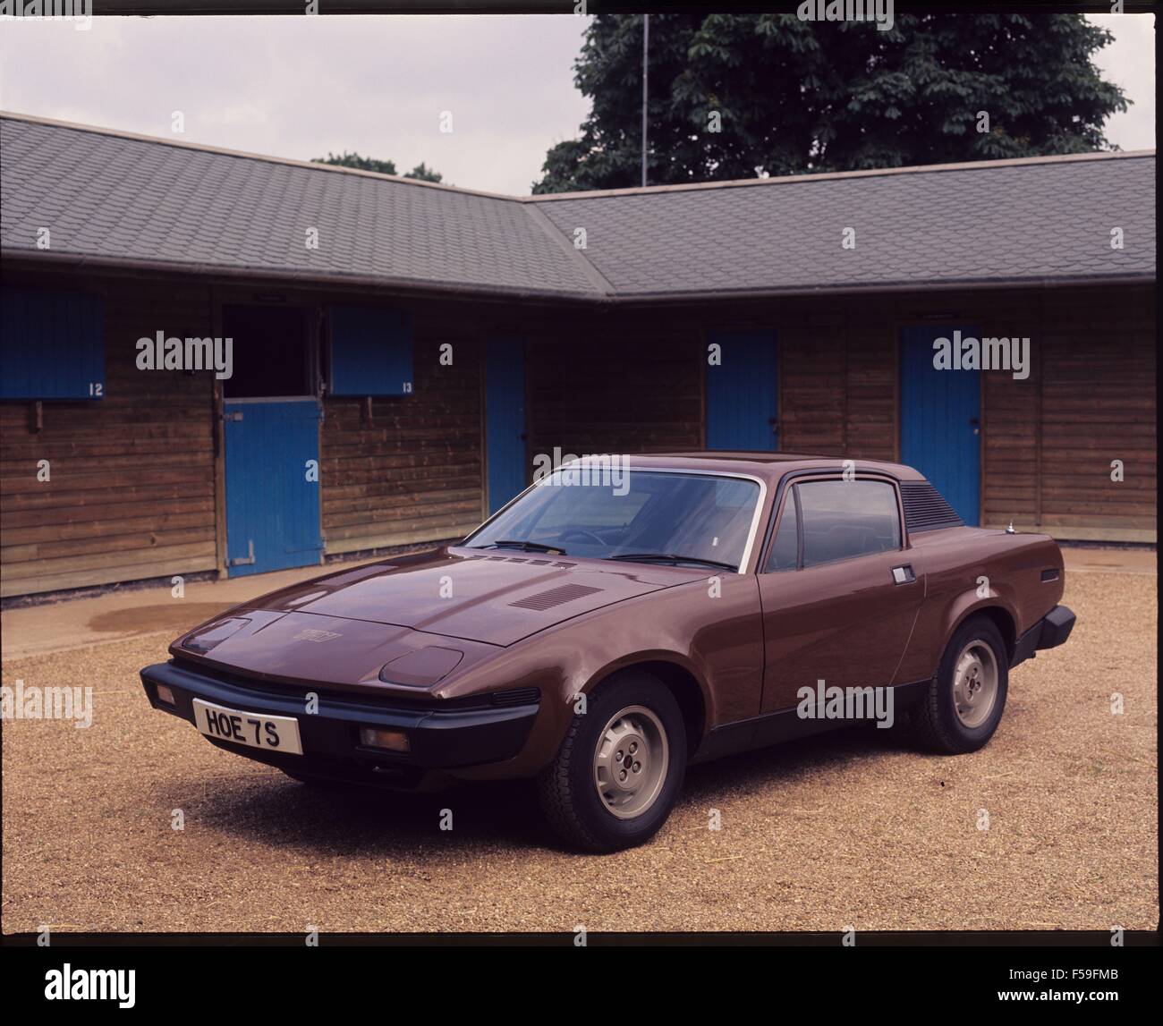 Triumph TR7 launched in 1975 Stock Photo