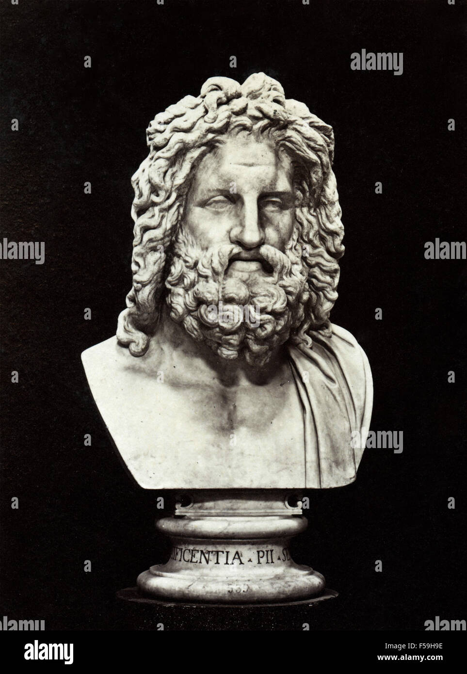 Statue of Zeus, Rome, Italy Stock Photo