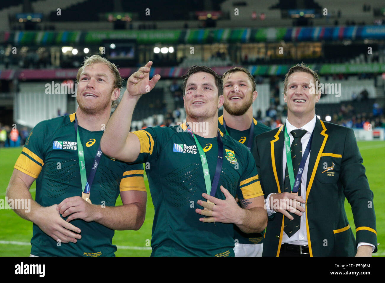 Olympic Stadium, London, UK. 30th Oct, 2015. Rugby World Cup Bronze ...