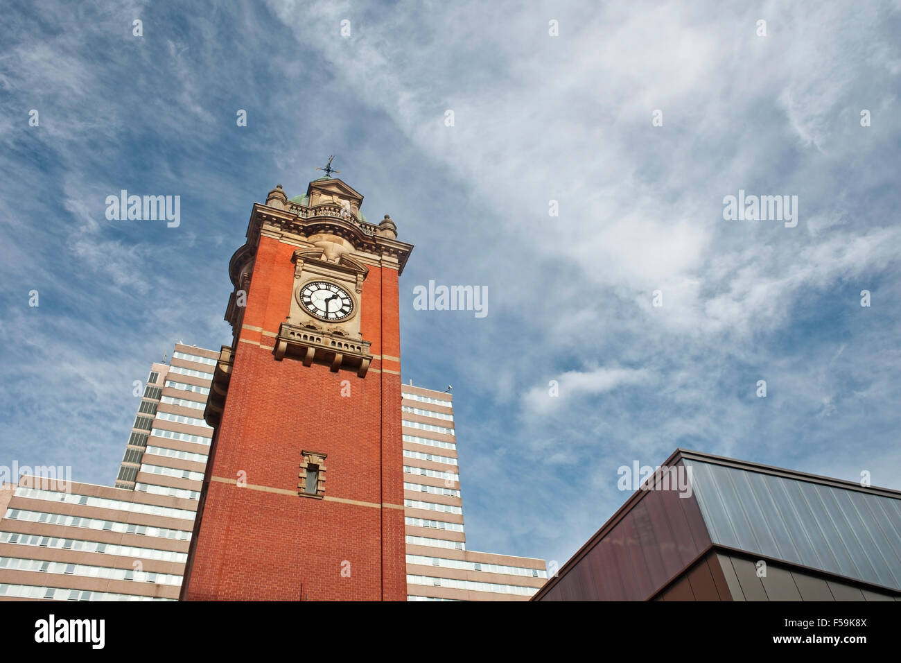 Nottingham Clock Tower Stock Photo Alamy