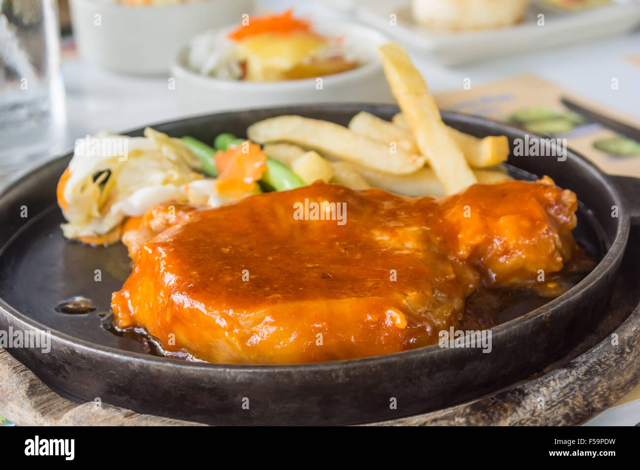 steak and chips Stock Photo - Alamy