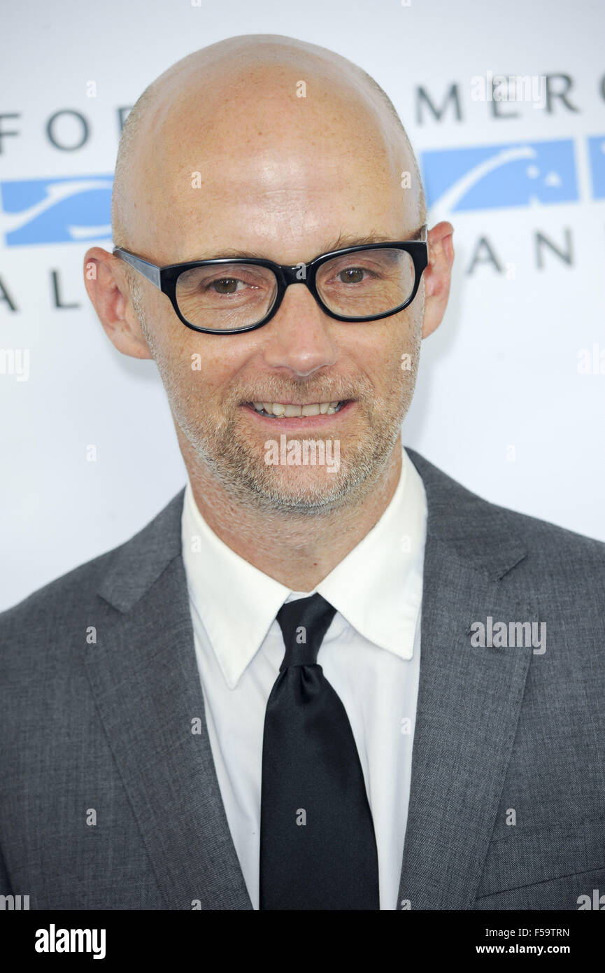 Mercy For Animals Hidden Heroes Gala at Unici Casa in Culver City - Arrivals  Featuring: Moby Where: Los Angeles, California, United States When: 29 Aug 2015 C Stock Photo