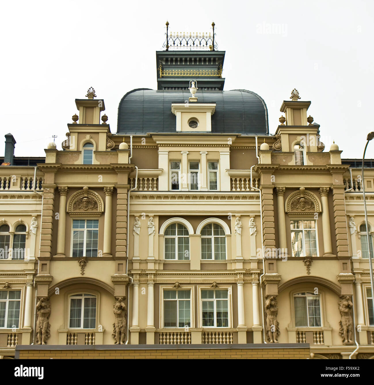 KAZAN, RUSSIA JUNE 01, 2013 architecture real estate comples "Renaissance" on SultanGaliev