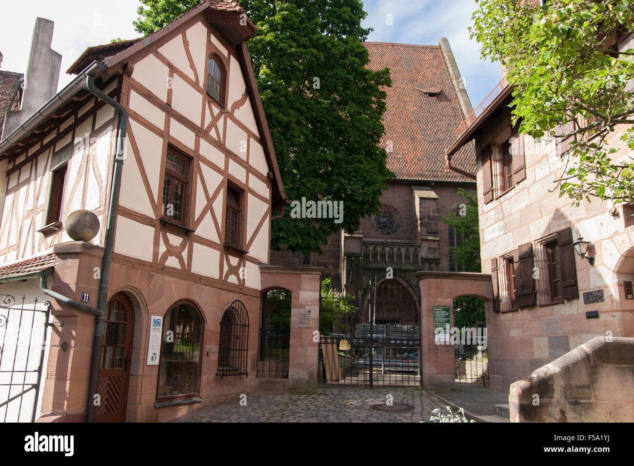 Half Timber House Nuremberg Germany Stock Photo Alamy