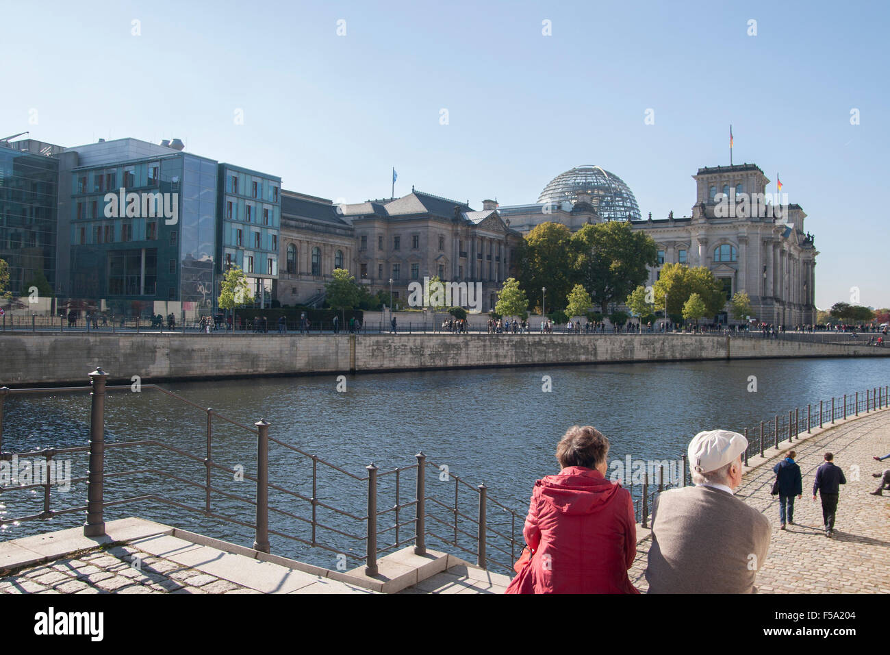 Reichstag River Berlin Germany Stock Photo - Alamy