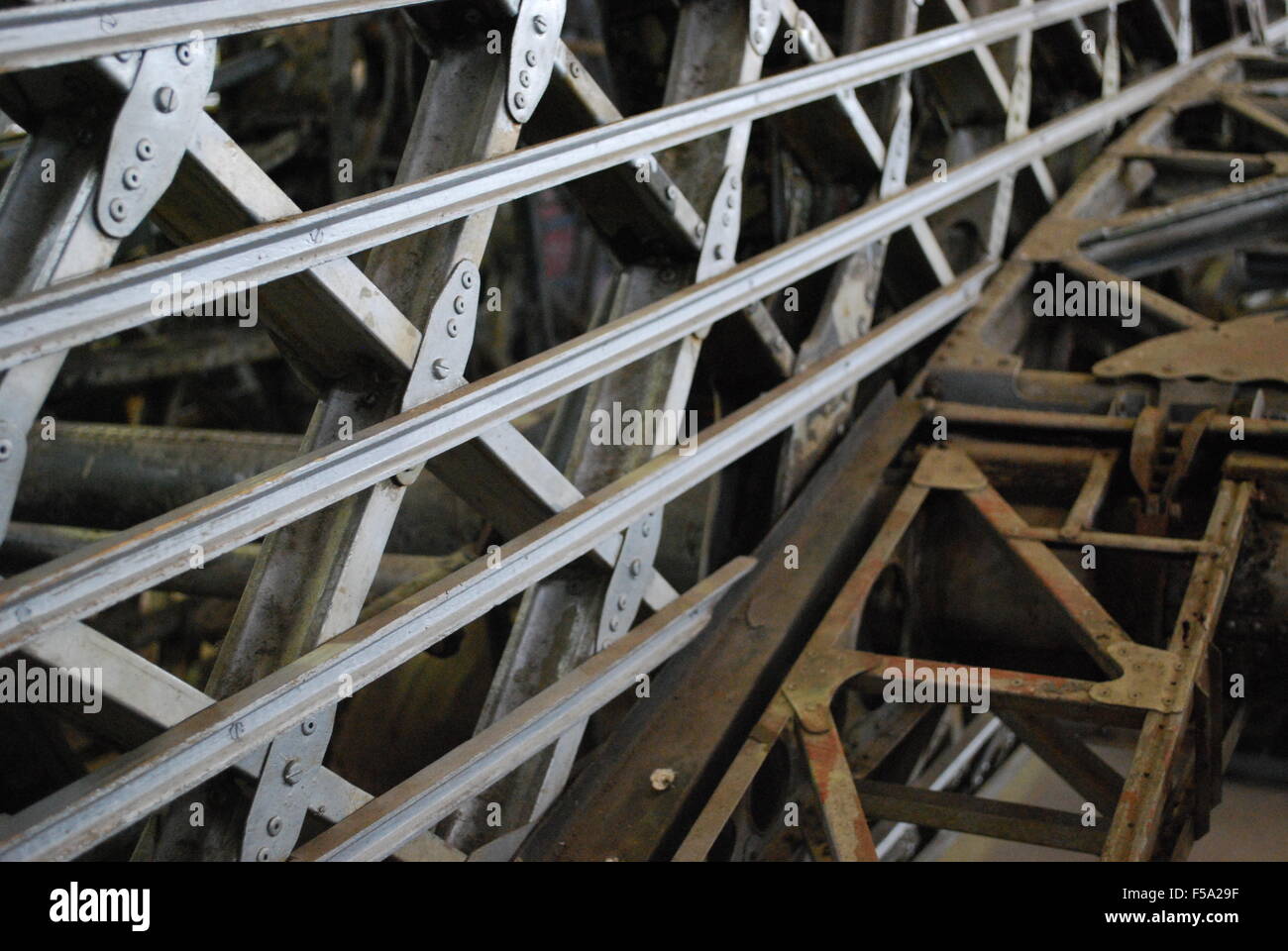 Airplane Construction Hanger High Resolution Stock Photography and
