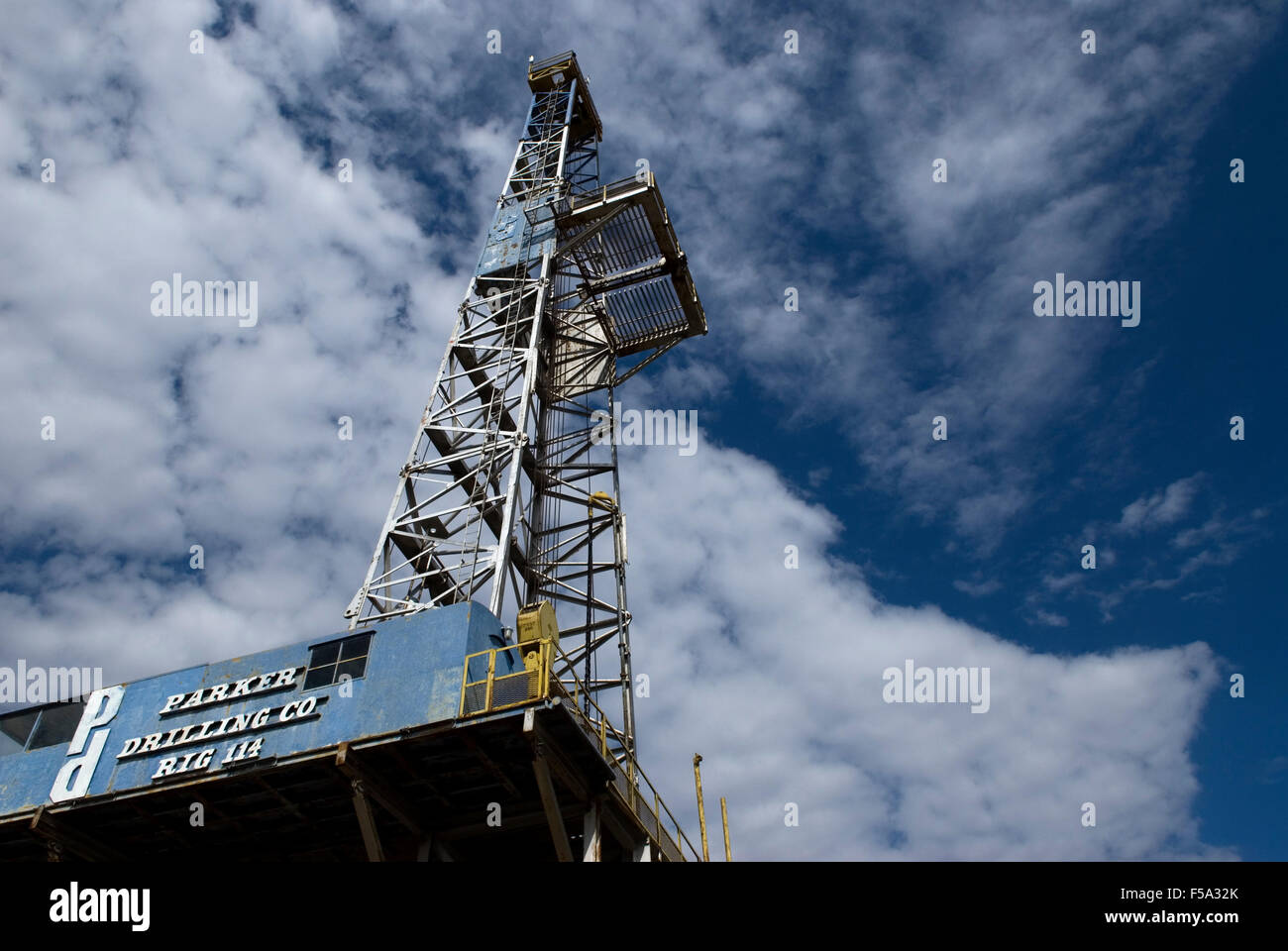 Parker Drilling Rig Elk City Oklahoma USA Stock Photo Alamy