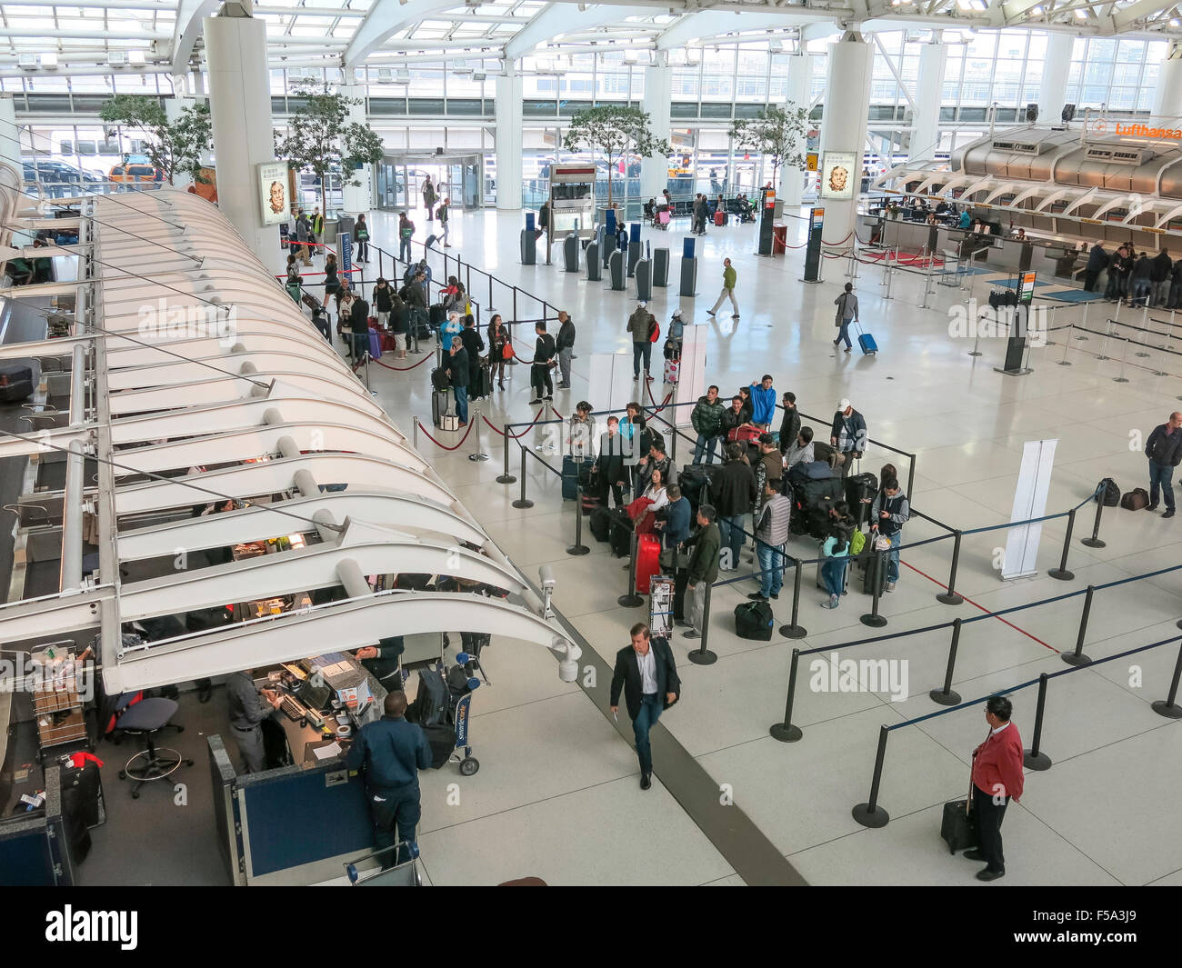 Terminal 1 at John F. Kennedy International Airport, New York Stock Photo