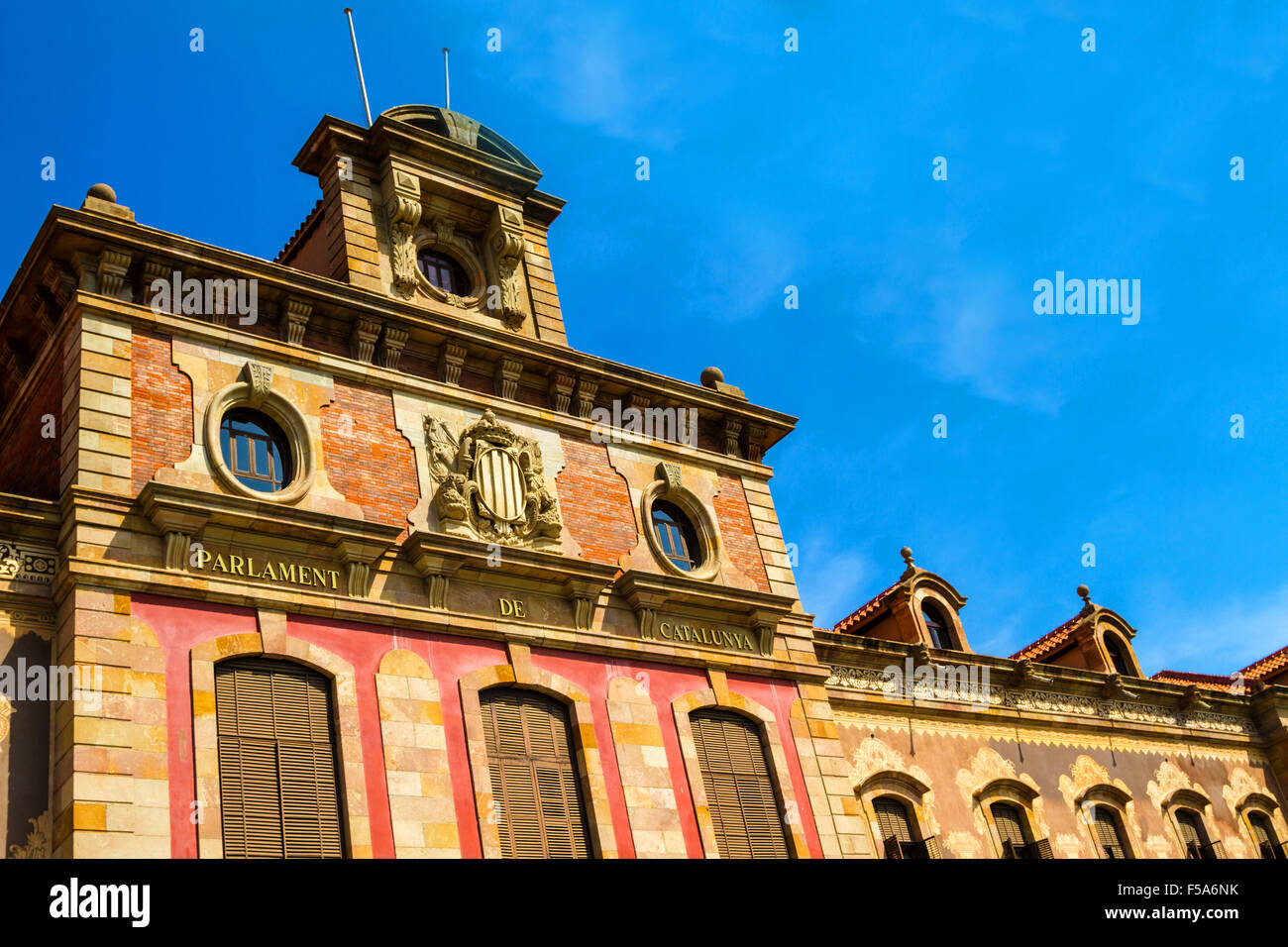 Parliament of Catalonia in Barcelona, Spain Stock Photo Alamy
