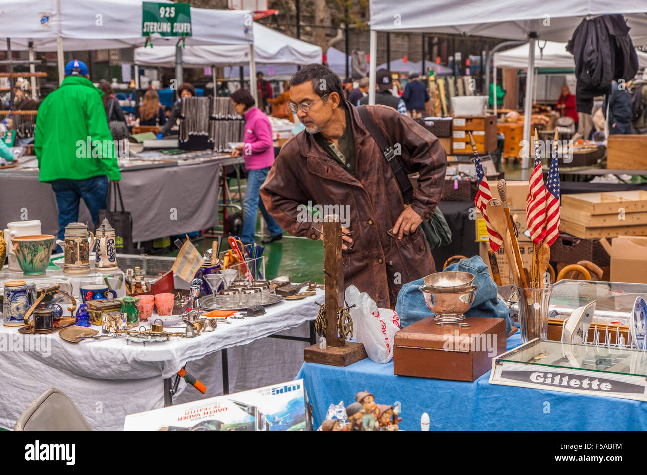 GreenFlea flea market, Upper West Side of Manhattan, New York City