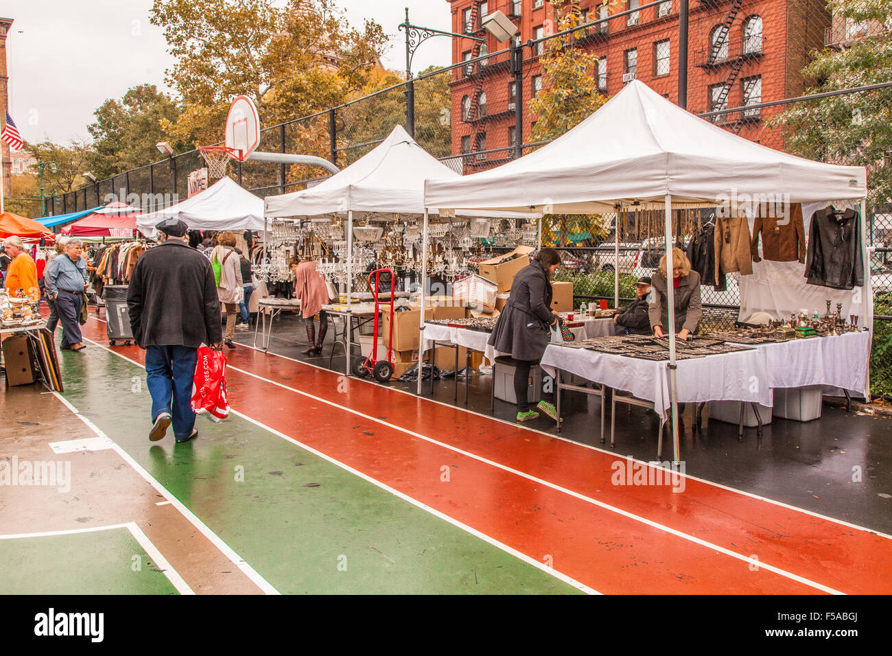 GreenFlea flea market, Upper West Side of Manhattan, New York City