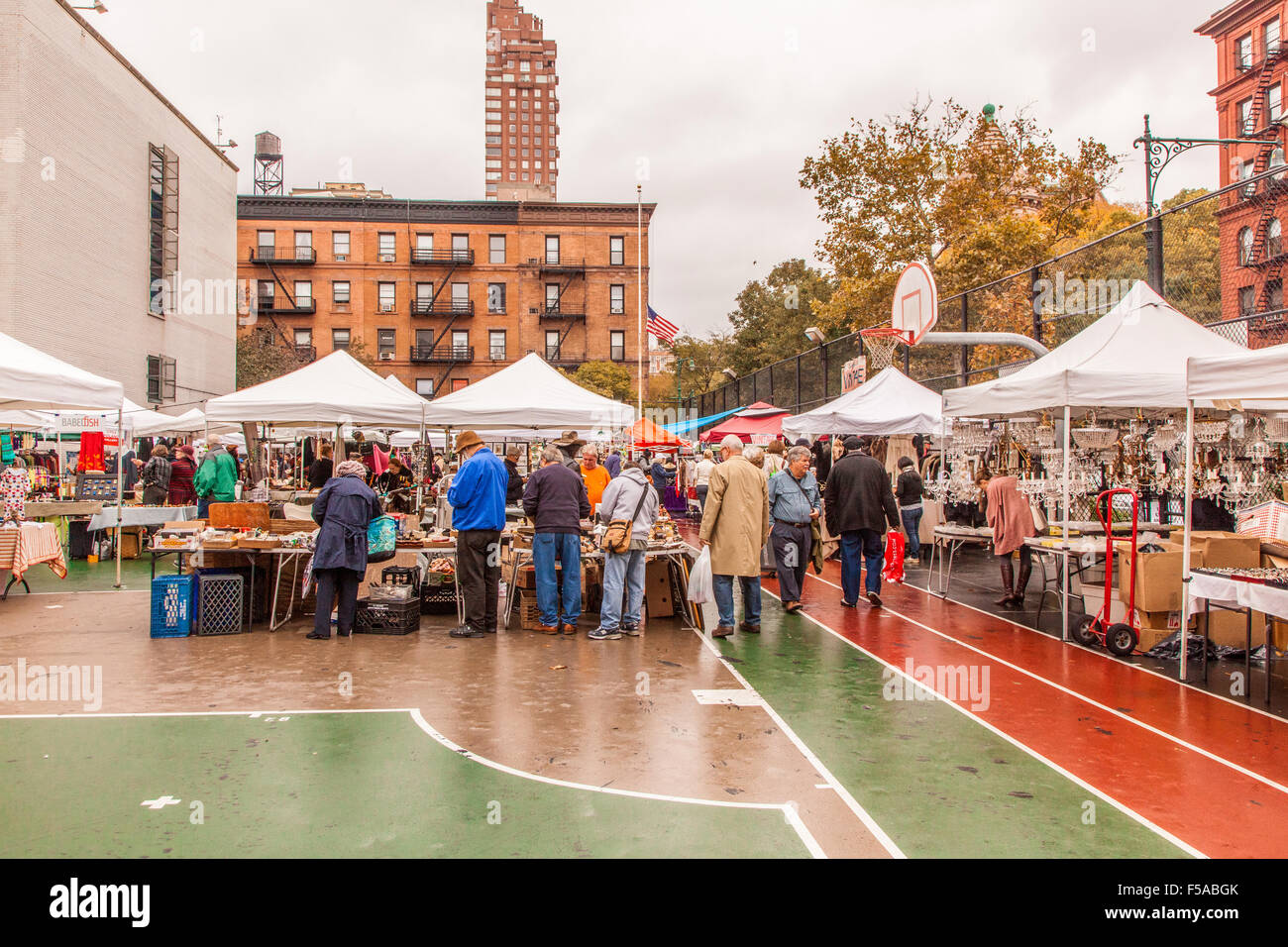 GreenFlea flea market, Upper West Side of Manhattan, New York City