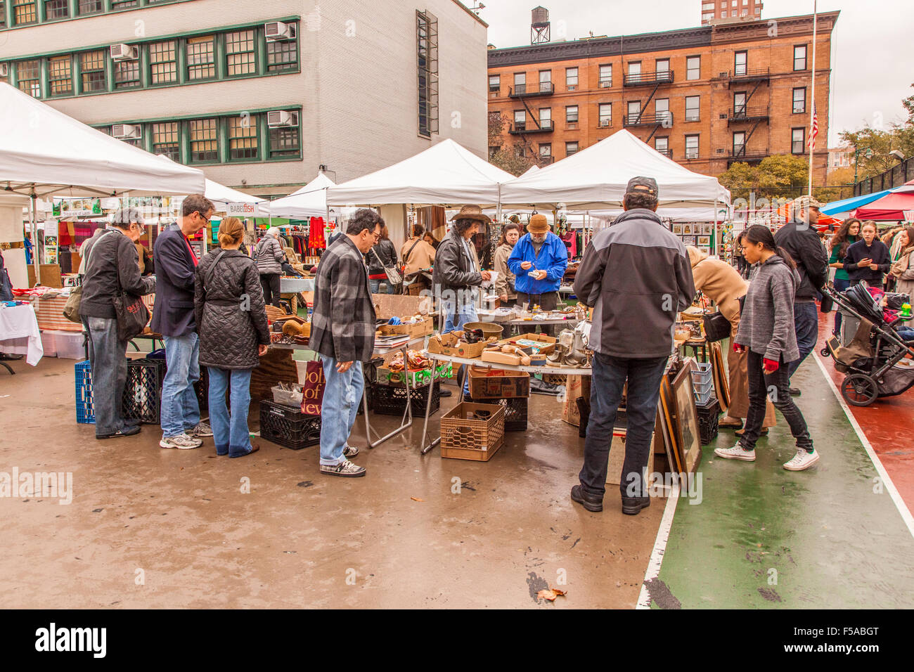 GreenFlea flea market, Upper West Side of Manhattan, New York City