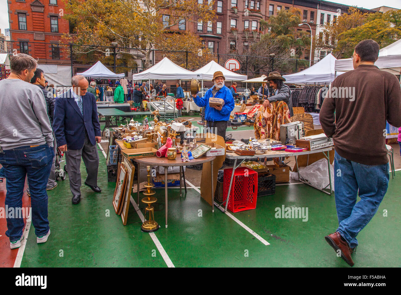 GreenFlea flea market, Upper West Side of Manhattan, New York City