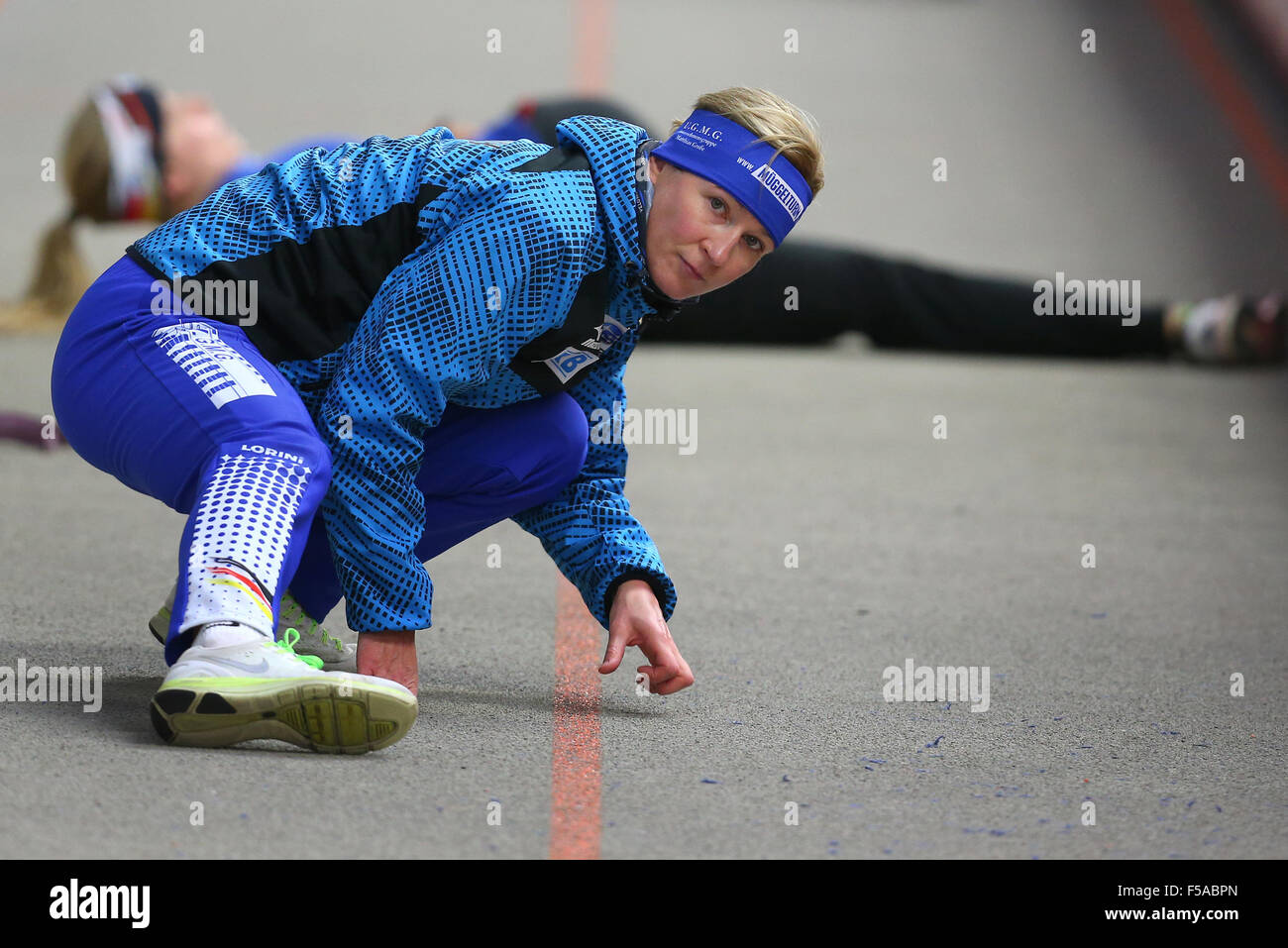 Inzell, Germany. 31st Oct, 2015. Claudia Pechstein from Berlin at the