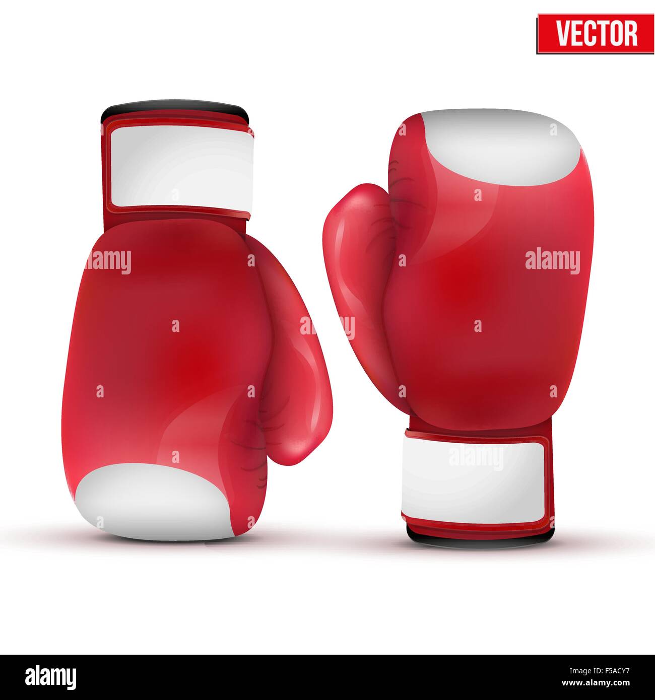 Boxing gloves isolated on white background Stock Vector Image & Art - Alamy