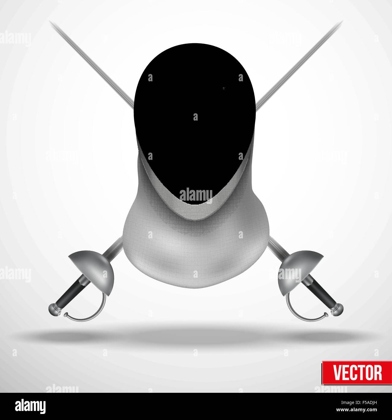 Fencing mask vector background illustration Stock Vector Image &amp; Art ...