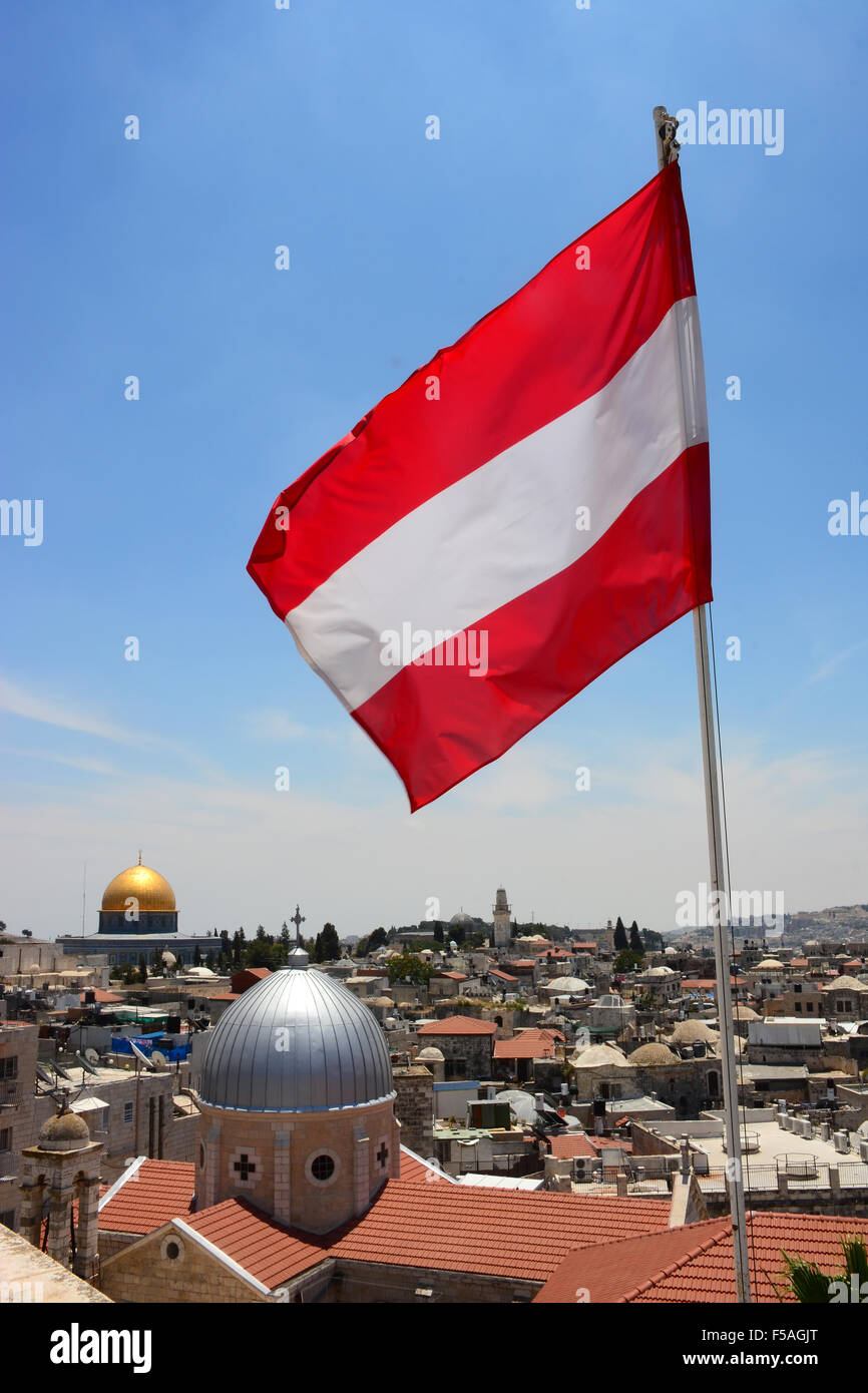 Jerusalem,  holy sites in the old city Stock Photo