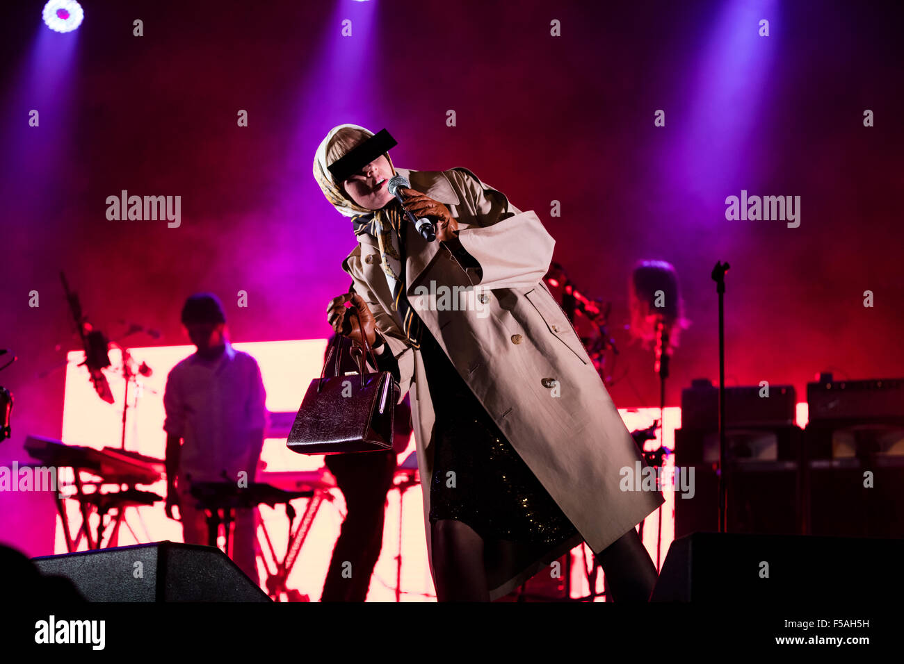 2015 Mercury Prize nominee Róisín Murphy live at Electric Picnic festival, 6th of September 2015. Stock Photo