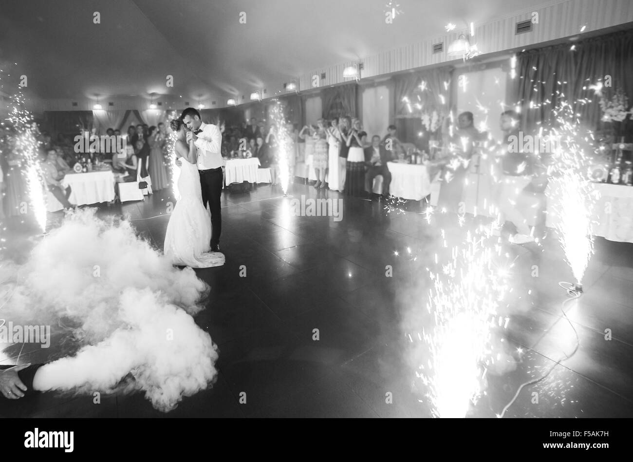 Beautiful wedding dance Stock Photo Alamy