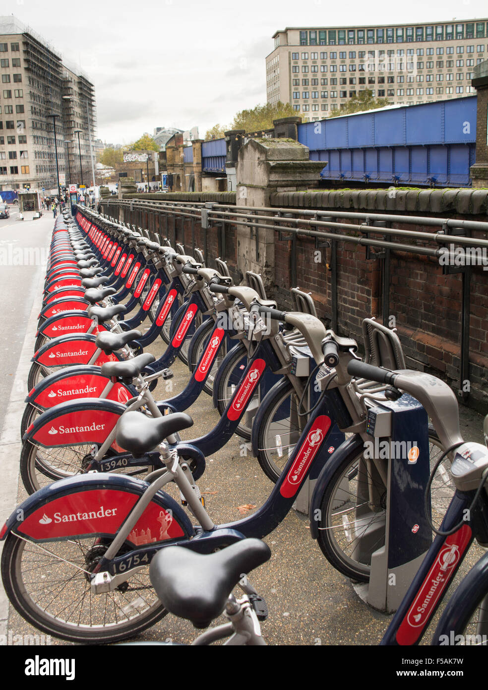 Santander Cycles, also known as Boris 