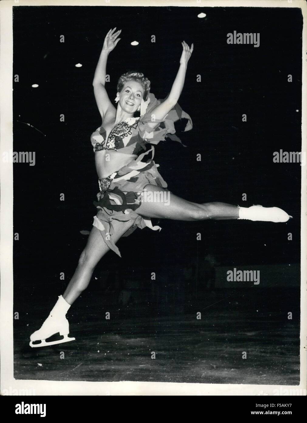 1968 Daphne Walker prepares for new Ice Show Skating star Daphne