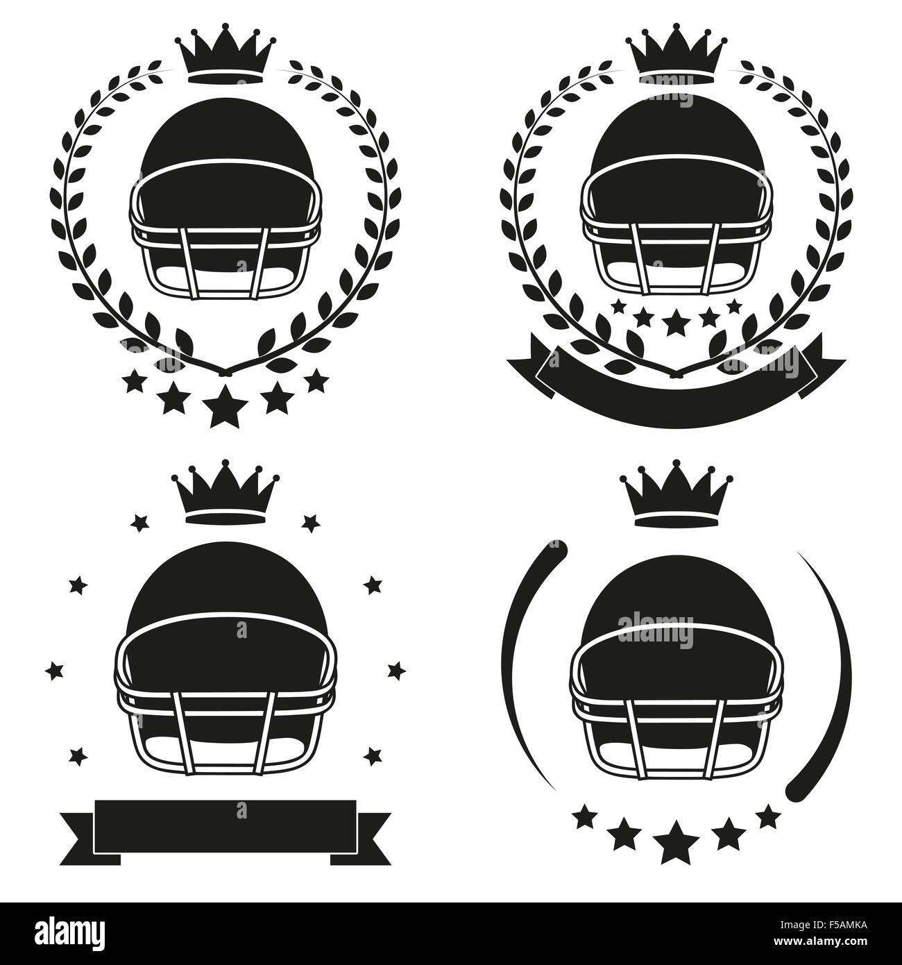 Set of Vintage Football Club Badge and Label Stock Vector Image & Art