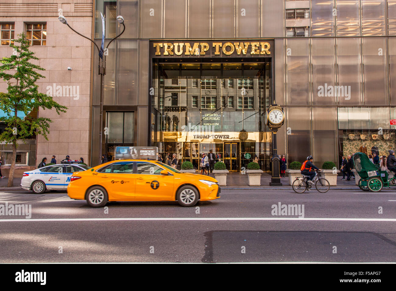 Trump Tower, 5th Avenue, New York City, United States of America. Stock Photo