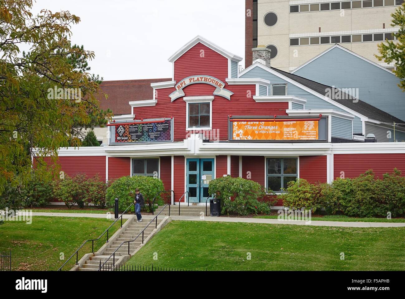 The RPI Playhouse, a theater on the campus of Rensselaer Polytechnic