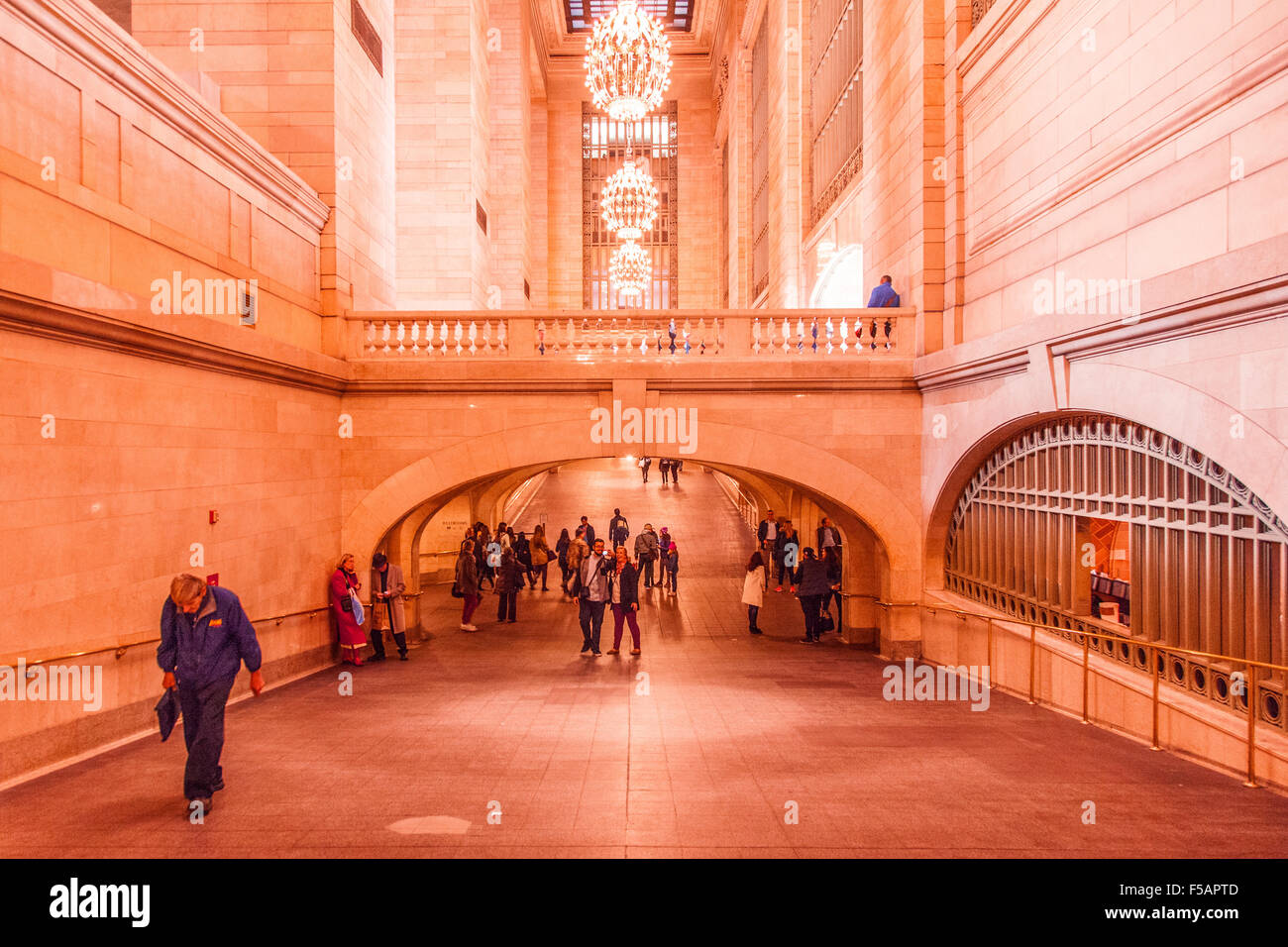 Whispering gallery in Grand Central terminal Station. Manhattan, New York City, United States of America. Stock Photo