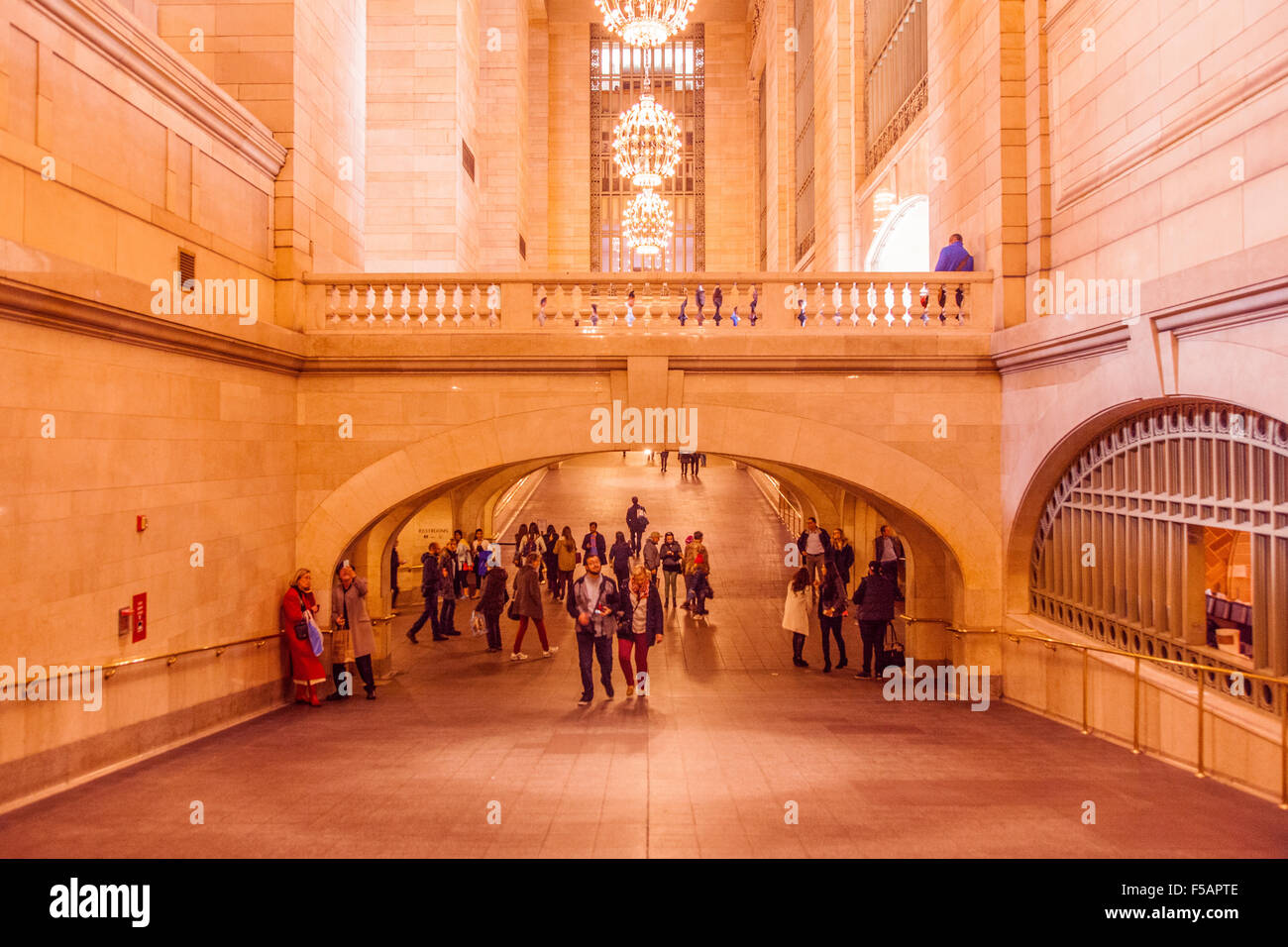 Whispering gallery in Grand Central terminal Station. Manhattan, New