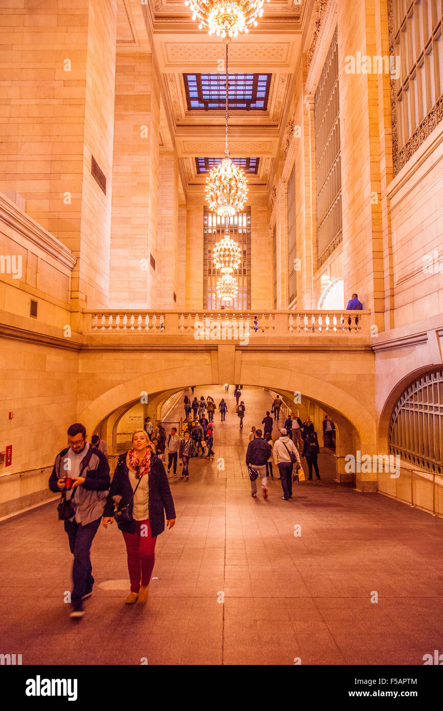 Whispering gallery in Grand Central terminal Station. Manhattan, New York City, United States of Whispering gallery in Grand Central terminal Station. Manhattan, New York City, United States of