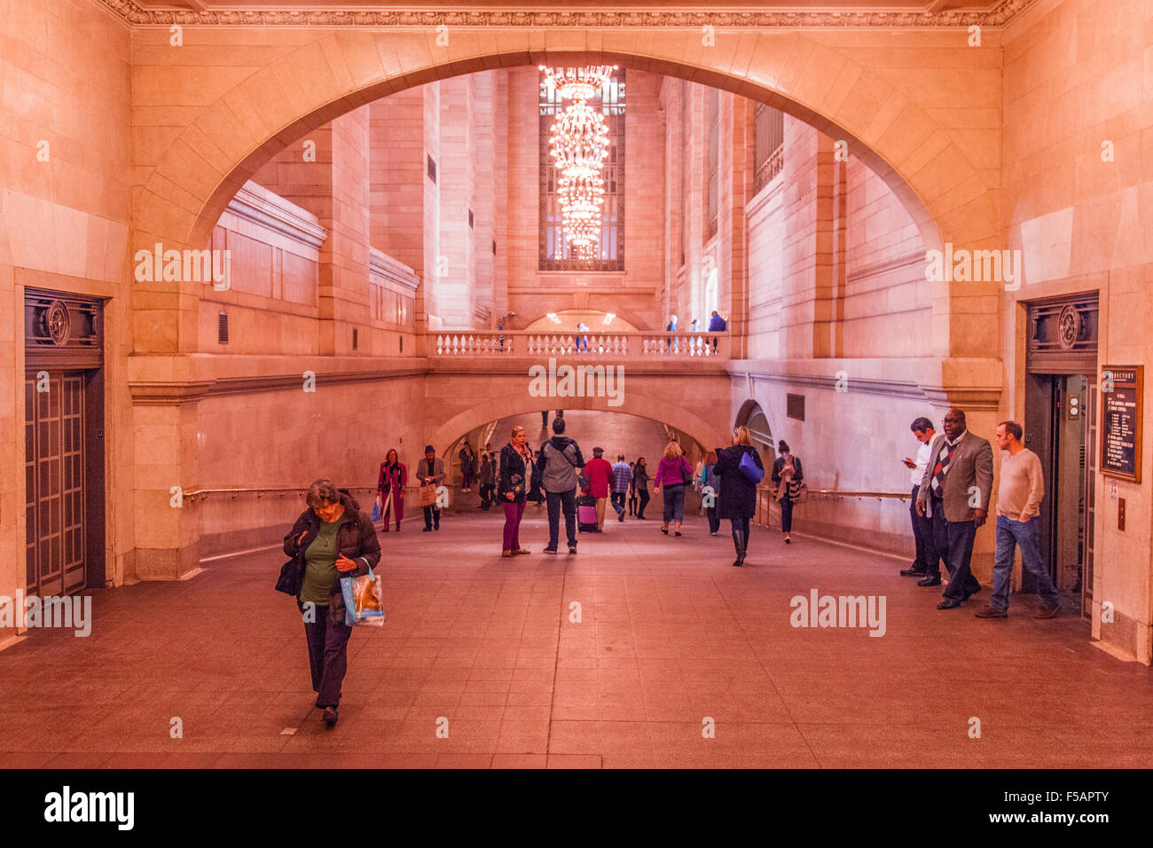 Whispering gallery in Grand Central terminal Station. Manhattan, New