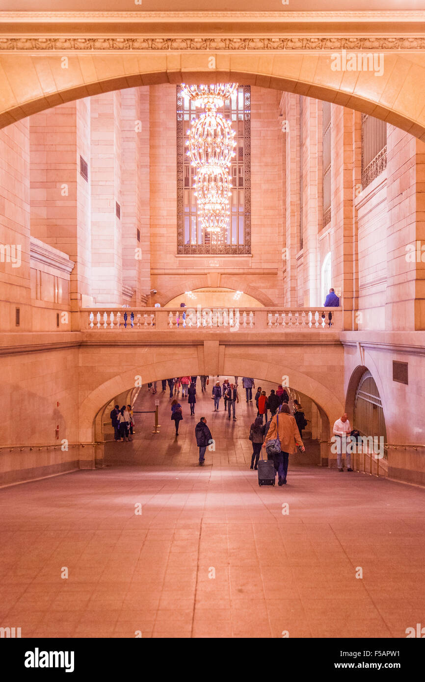 Whispering gallery in Grand Central terminal Station. Manhattan, New York City, United States of