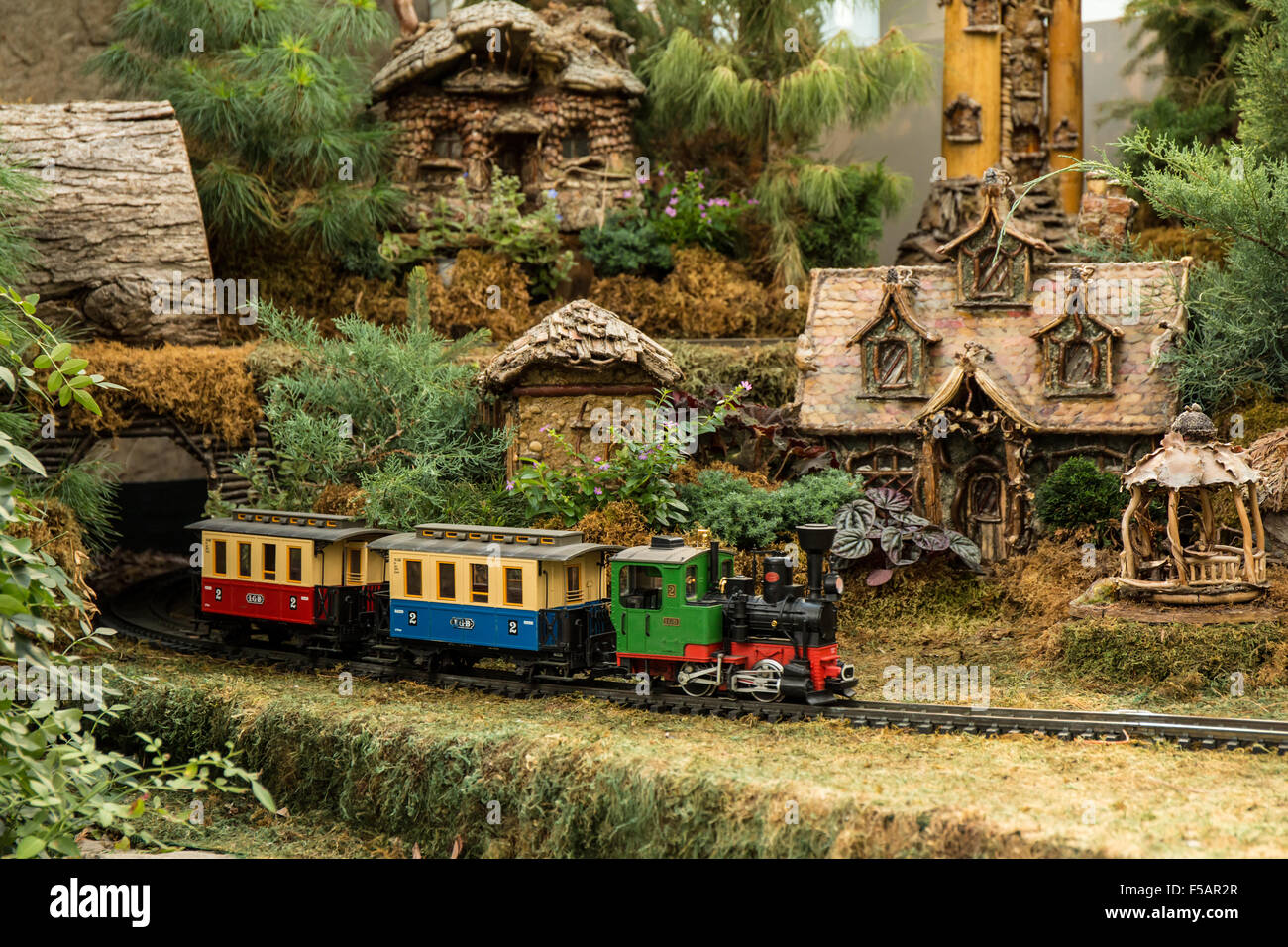 Garden Railroad In The Franklin Park Conservatory And Botanical