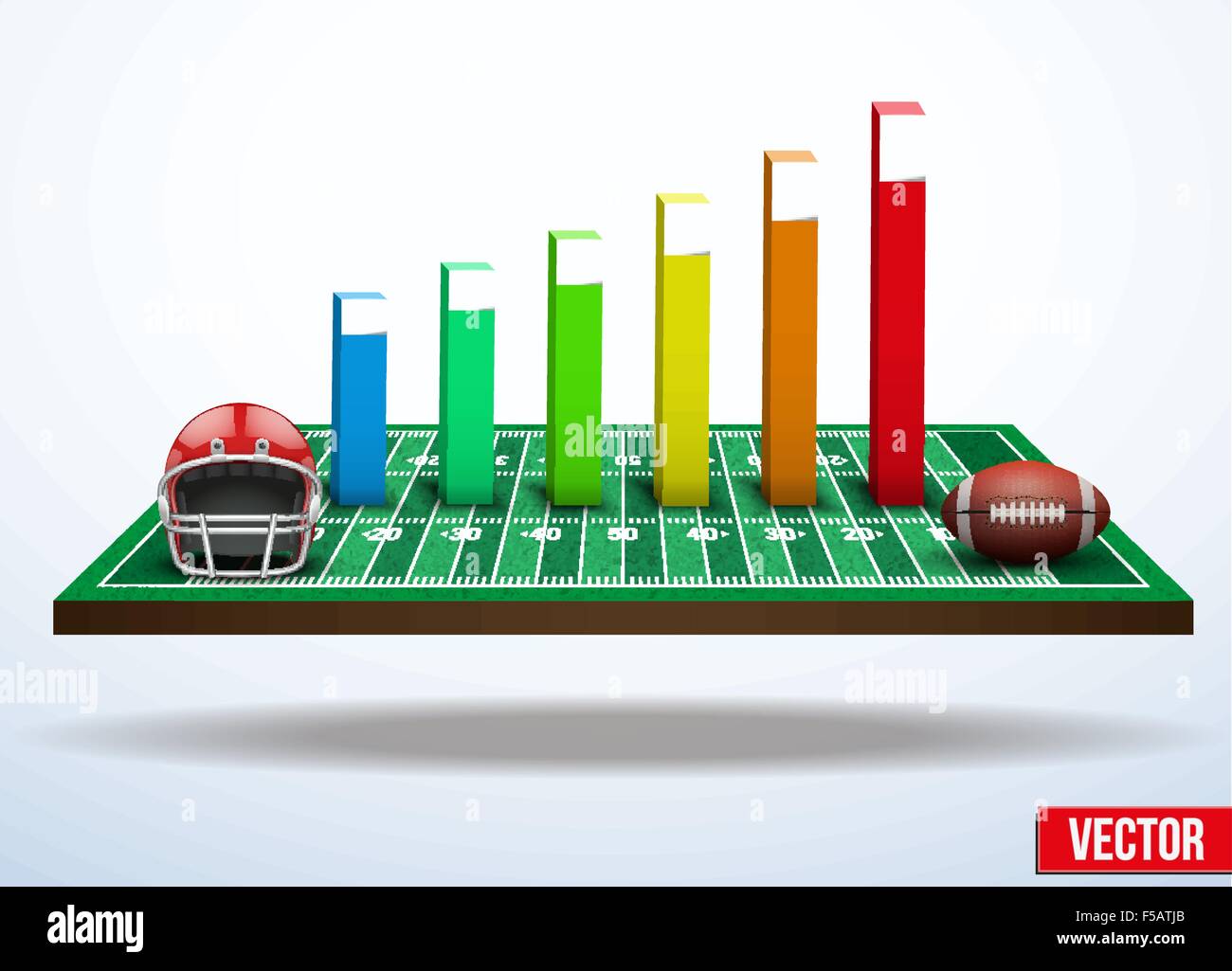 Football Field Statistics American football field diagram Stock Vector Images - Alamy