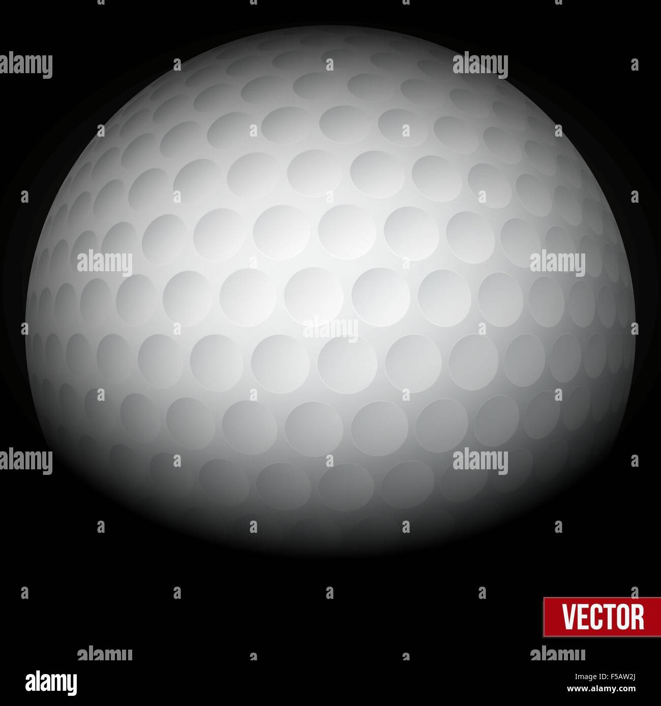 Background of traditional golf ball. Vector Stock Vector Image & Art