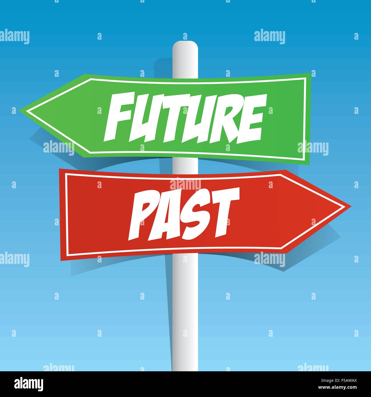 Right wrong signpost Stock Vector Images - Alamy