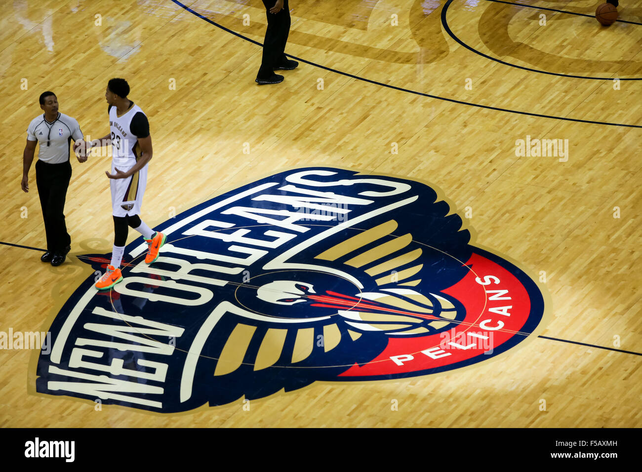 Coat of arms New Orleans Pelicans, New Orleans, they compete in the  National Basketball Federation (NBA Stock Photo - Alamy