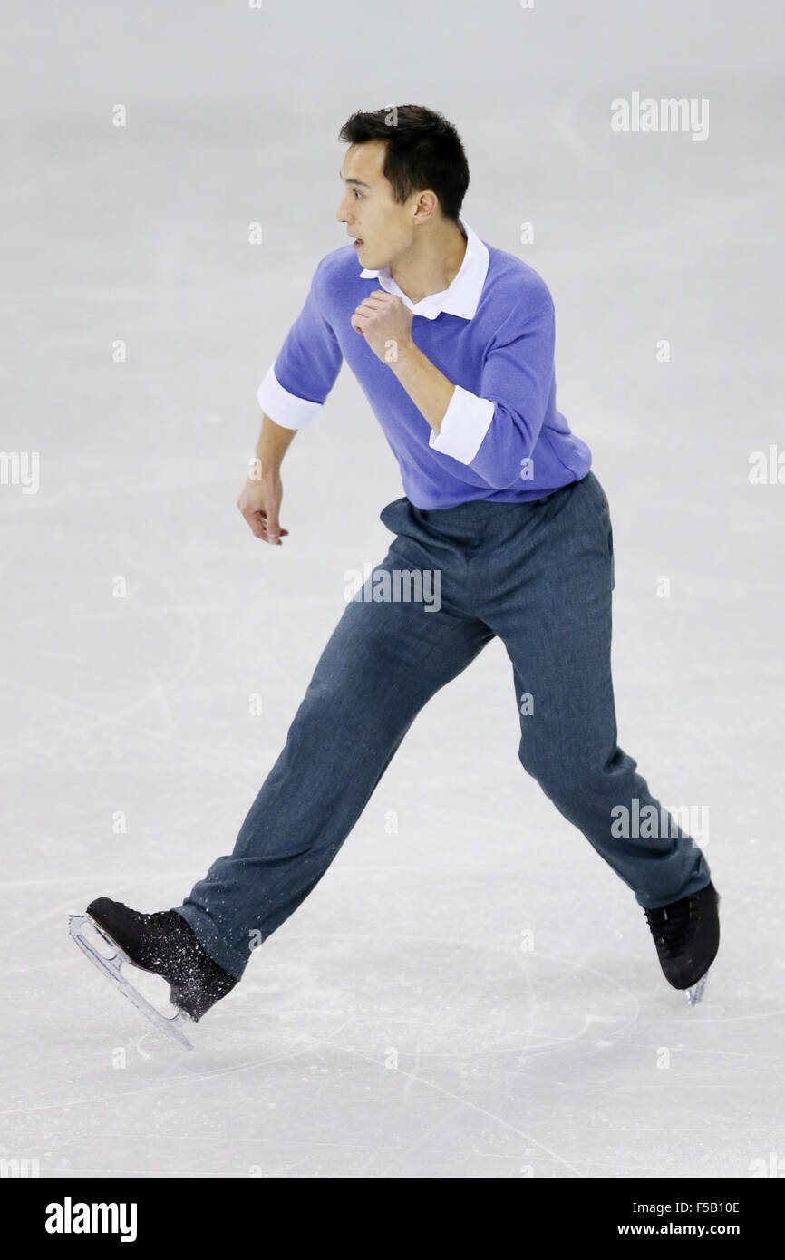 Lethbridge, Alberta, Canada. 30th Oct, 2015. Patrick Chan (CAN) Figure